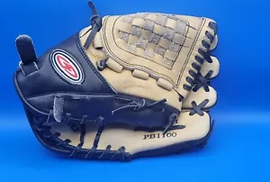 Guante de béisbol Power Bolt PB1100 11" (RHT) negro/oculto de dirección natural - Imagen 1 de 3