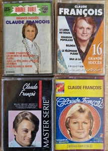lot de 4 casettes audio anciennes de Claude François - Photo 1/1