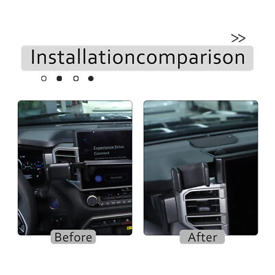 For 2022-23 Toyota Tundra Sequoia Navigation Screen Phone Bracket Mobile Holder - Image 1 of 4