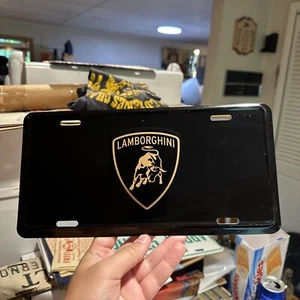 VTG Lamborghini Automobile Booster License Plate USA - Picture 1 of 4