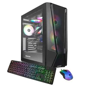NEW iBUYPOWER TraceMesh Gaming Desktop Liquid 32GB i7 RTX 4060 TraceMeshI7N4601 - Picture 1 of 3