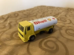 Vintage 1980's Majorette #241-245 Diecast 1/100 Ford Shell Oil Gas Tanker Truck - Picture 1 of 9