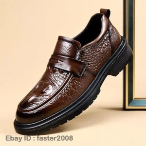Scarpe da sposa Oxford da uomo formali a punta inglesi eleganti business - Foto 1 di 15