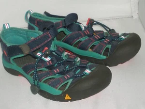 KEEN Newport H2 Hydro Sandals 1012316 Midnight Navy Baltic Size 4 US Girls Youth - Picture 1 of 6