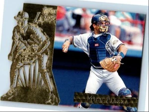 Tarjeta de béisbol Topps Laser #89 1996 de Mike Piazza de los Dodgers de Los Ángeles - Imagen 1 de 2