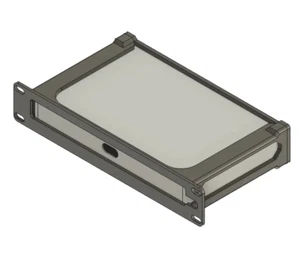 Ubiquiti UniFi UCG-Fibra - Montaje en Rack de 10" (Negro, Impreso en 3D) Ajuste Personalizado  - Imagen 1 de 3