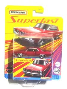KKar Matchbox - 2020 Superfast - #14 '64 Pontiac Grand Prix - Red