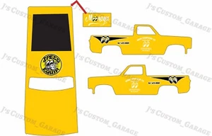 Mooneyes 83 Silverado 1/64 custom white toner water slide Decals For Hot Wheels - Picture 1 of 1