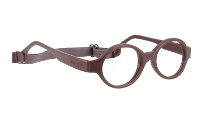 Miraflex Baby Lux 2 Kids Eyeglass Frames MBL2 MM Dark Brown 40/18 - Image 1 of 2