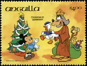 Disney Anguilla Scott #604 como nuevo nunca bisagras - Imagen 1 de 1