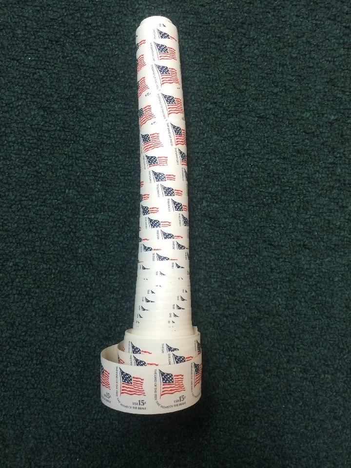 1618c, 15¢ Imperforate Coil Roll Of 984. Major ERROR. Catalogues $4900+ - Image 1 of 1