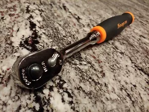 Snapon Tools 3/8 Soft Grip Quick Release Ratchet - ORANGE - Bild 1 von 2