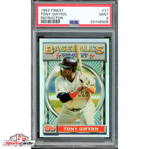 1993 Finest Tony Gwynn Refractor #77 PSA 9