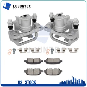 Brake Calipers And Brake Ceramic Pads Rear For 02-2006,2013-2018 Nissan Altima - Picture 1 of 8