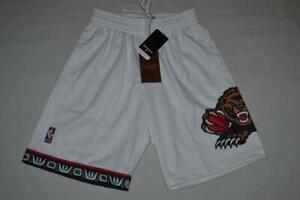 Authentic Mitchell & Ness VANCOUVER GRIZZLIES  Swingman Shorts WHITE  BRAND  NEW