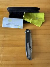 CIVIVI - Savant Folding Knife, Damascus Blade, Stainless Steel G10 CF Handle