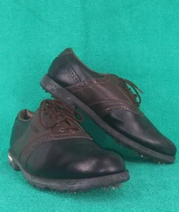 Zapatos de golf FootJoy GreenJoys FJ para hombre negros y marrones picos suaves talla 11W 45575 - Imagen 1 de 12