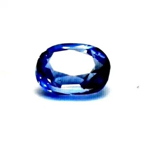 Beautiful 6x5 mm Oval Shape, 1.00 Ct.Ceylon Blue Sapphire - Bild 1 von 5