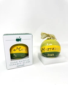 2025 NEW Masters Augusta National Hand Painted Ceramic Christmas Ornament DATED - Picture 1 of 9