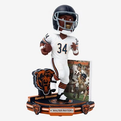 FOCO WALTER PAYTON SPORTS ILLUSTRATED *NFL NEW STARS* BOBBLEHEAD BEARS /100 NEW! - Изображение 1 из 4