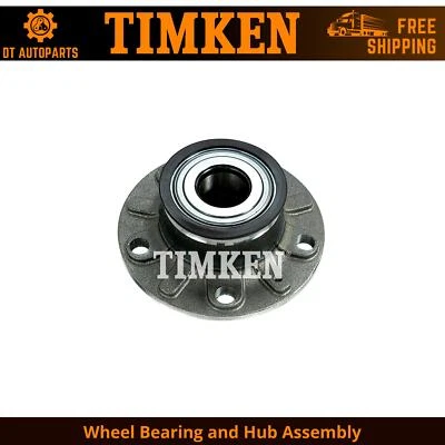 Conjunto de cojinete de rueda y buje trasero Timken 2007 para Volkswagen GTI 2006-2021 tracción delantera Foto 1 de 4