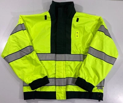 NWT 4XL FLYING CROSS LAYERTECH REVERSABLE JACKET 73160A HIGH-VIS/NAVY 4XL REG - Image 1 of 4