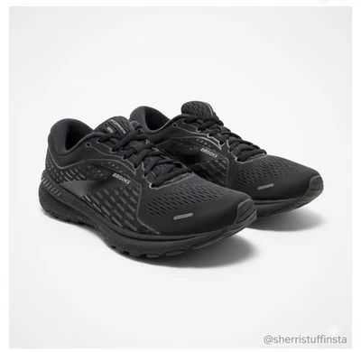 Zapatos deportivos para correr Brooks Adrenaline GTS 21 para mujer talla 8,5 negros Foto 1 de 4