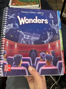 Wonders Grade 5 National Teacher's Edition Unit 2 - Spiral-bound - Very Good - Foto 1 di 3