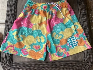 Eric Emanuel Heart Shorts Size Youth Large Pastel Valentines Pattern. - Picture 1 of 7