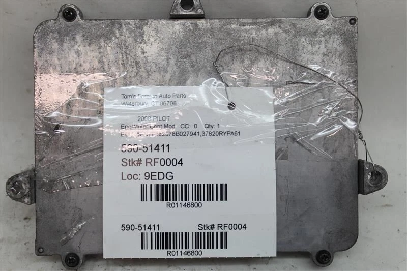 Computadora ECU ECM HONDA PILOTO 2008 08 37820RYPA61 1146800 Foto 1 de 2