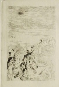 Eau-forte originale d’Auguste Renoir - Picture 1 of 3