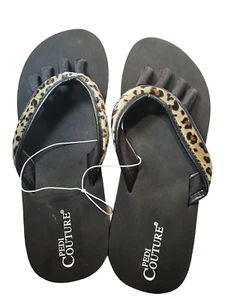 Pedi Couture Toe Separator Sandals for Women- Pedicure/Yoga Sz 10- Arch Support - Picture 1 of 4