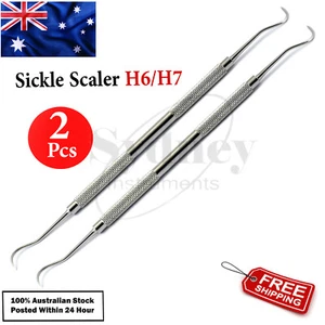 Dental Examination Sickle Scaler Calculus Plaque Tartar Remover Endo Instruments - Bild 1 von 4