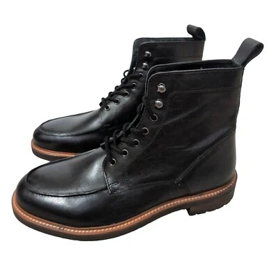 Bota Chukka Express Hiker Para Hombres 9 Cuero Negro Con Cordones Ciudad Informal Moderna Foto 1 de 4