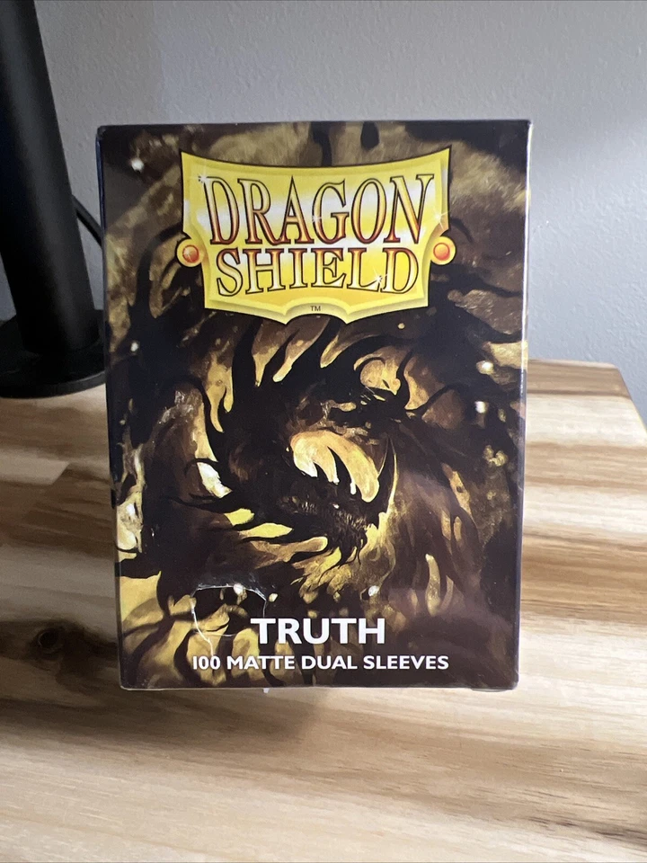 Dragon Shield Sleeves: Matte Dual - Truth (Gold) - Standard Size 100ct - Image 1 of 1