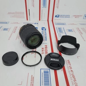 Nikon AF-S Nikkor 18-105mm 1:3.5-5.6 DX SWM VR ED IF 67 Camera Lens w/ Covers - Picture 1 of 16
