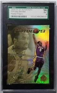 2000-01 SP Authentic Premier Powers P3 Kobe Bryant SGC 96 MINT Lakers Insert - Picture 1 of 2