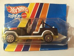 Super Hot Wheels 1:43 Jeep Laredo black Decals MOC, 1980er - Bild 1 von 3