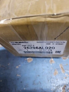 GENUINE SUBARU TREBECA OUTBACK LEGACY BRZ FORESTER FRONT BRAKE PADS 26296AL020 - Picture 1 of 1