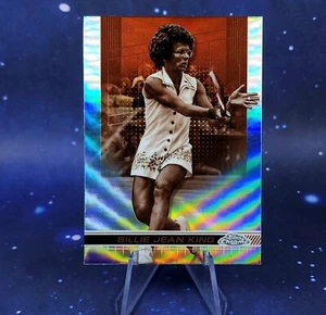 Billie Jean King SP 2024 Topps Chrome Tennis Sepia Refractor Exclusive - Bild 1 von 6