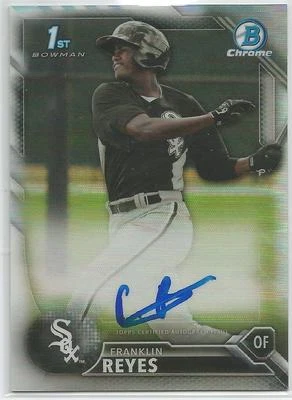 Franklin Reyes Chicago White Sox 2016 Bowman Chrome Prospect Auto Refractor - Image 1 of 2