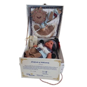 9" Handmade Native American Vinyl Doll Collector Box COA Accessories Chilali - Picture 1 of 12