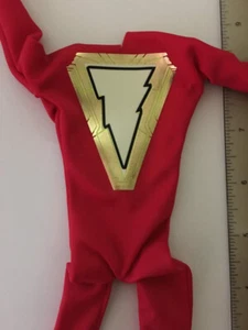 Maßstab 1/6 Shazam rot und gold Body Tight Anzug (manuell hinten genäht) leuchtet im Dunkeln - Bild 1 von 1