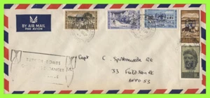 Zypern 1964 Luftpostbrief mit "Türkische Bomben auf Zypern gefährdet Weltfrieden" c - Bild 1 von 1