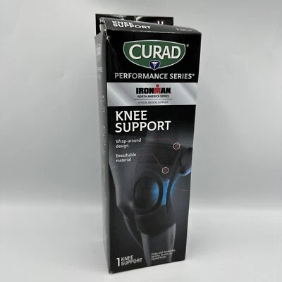 Curad Grey Performance Ironman Series Universal Triple Strap Knee Support  - Image 1 of 2