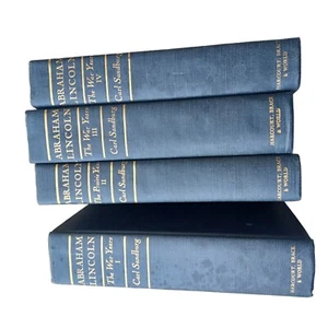 Abraham Lincoln HC Carl Sandburg The War Years Vol. Incomplete 4/6 - Bild 1 von 6