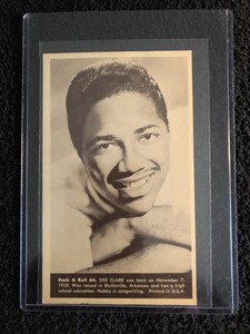 1959 NU CARD ROCK & ROLL CARD # 64 DEE CLARK 