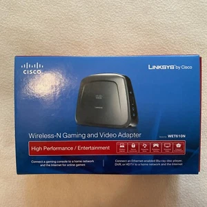 Cisco Linksys Dual-Band Wireless N Gaming Video Adapter WET610N - Bild 1 von 6