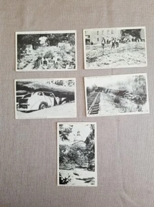 Vintage Postcard (5) The Great New England Hurricane 1938 Springfield Mass. - Picture 1 of 10