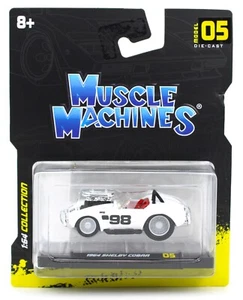 2021 Maisto 1:64 *Muscle Machines #05* White 1964 Shelby Cobra Race Car #98 Neu in OVP! - Bild 1 von 1